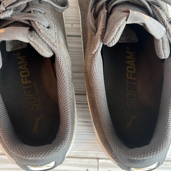 Puma Grey Suede Classic Softfoam Men’s size 7.5 - Picture 6 of 8
